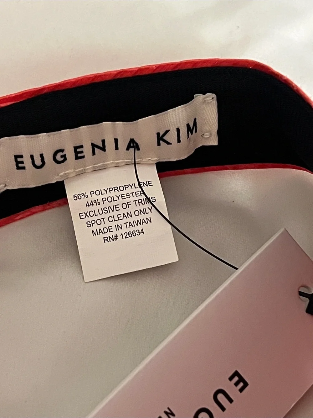 EUGENIA KIM | Coral Pink Women's Visor Hat